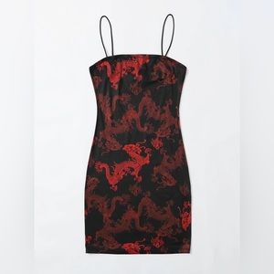 ICON Dragon Print Bodycon Cami Dress